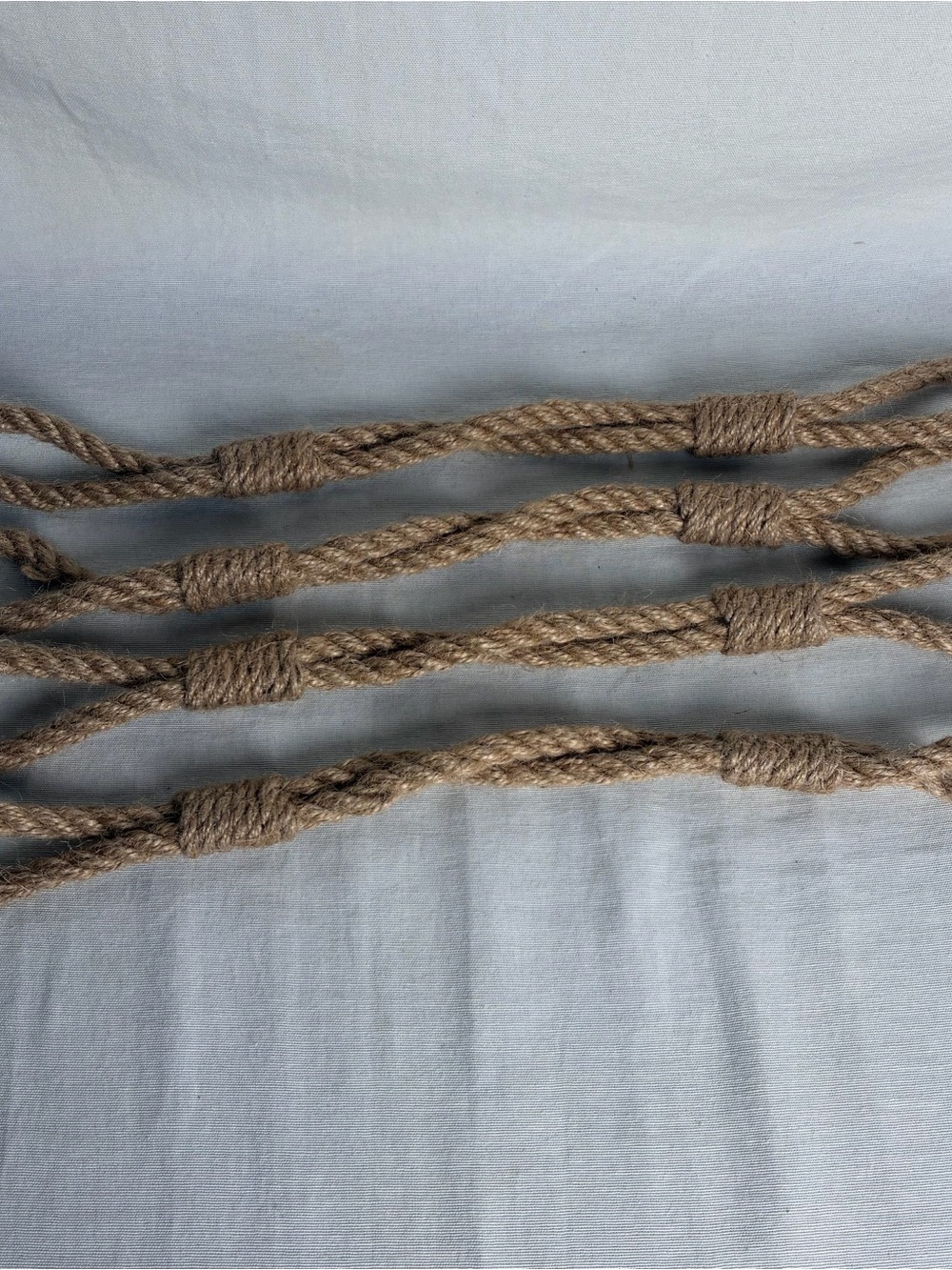 Nautical Rope Curtain Tie Backs 17.5" Natural Jute Cord Set of 4 Coastal Boho